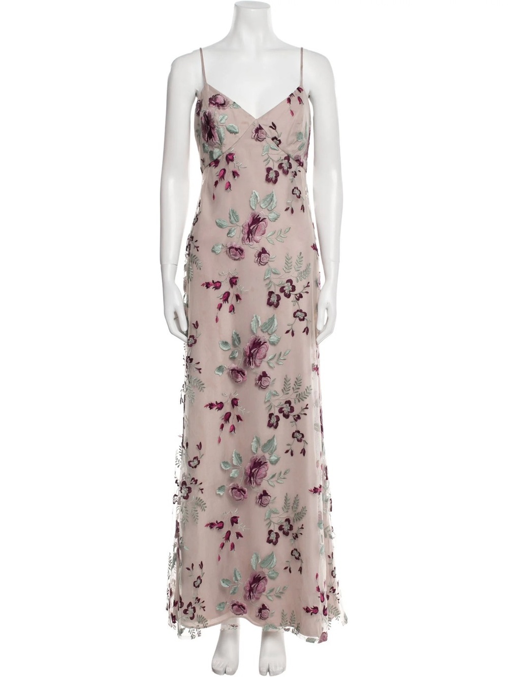 Jenny Yoo Julianna Enchanted Floral Vintage Iris embroidered gown size 2 - Picture 2 of 15